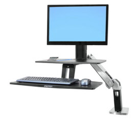 24-391-026 workfit-a with suspended keyboard, hd, 5 and ws, polished aluminum