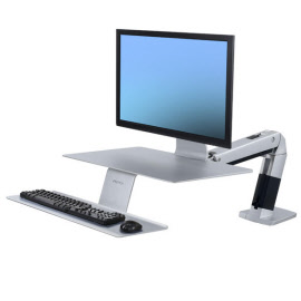 24-422-227 workfit-a, platinum with suspended keyboard