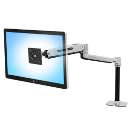 45-360-026 lx sit stand, desk mount lcd arm, polished